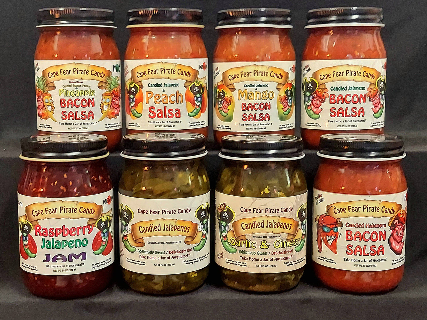 Candied Jalapeno & Peach Salsa