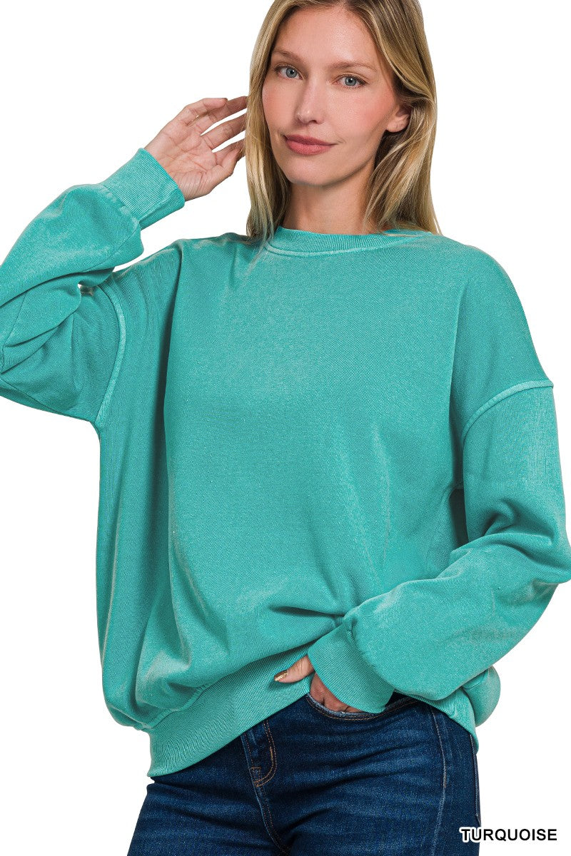 Fleece Round Neck Sweatshirt