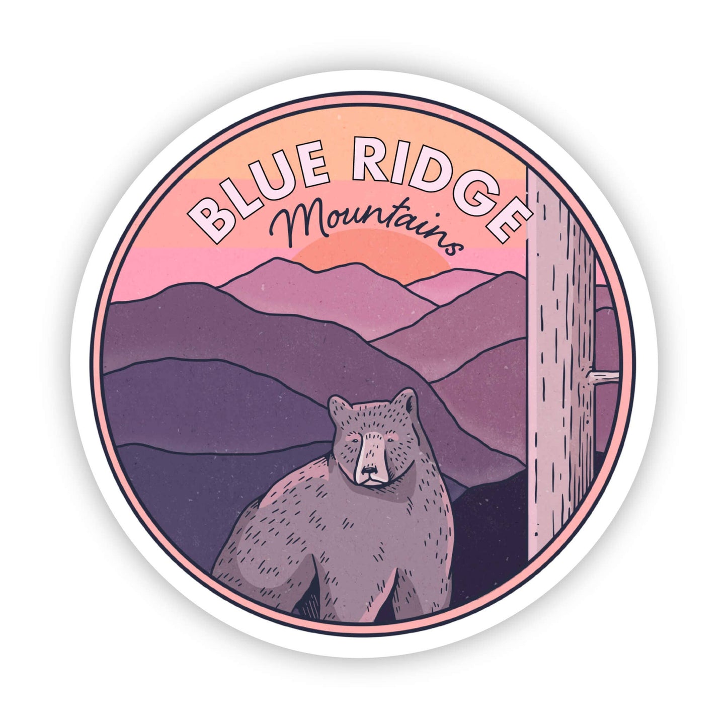 Blue Ridge Mountains Sticker