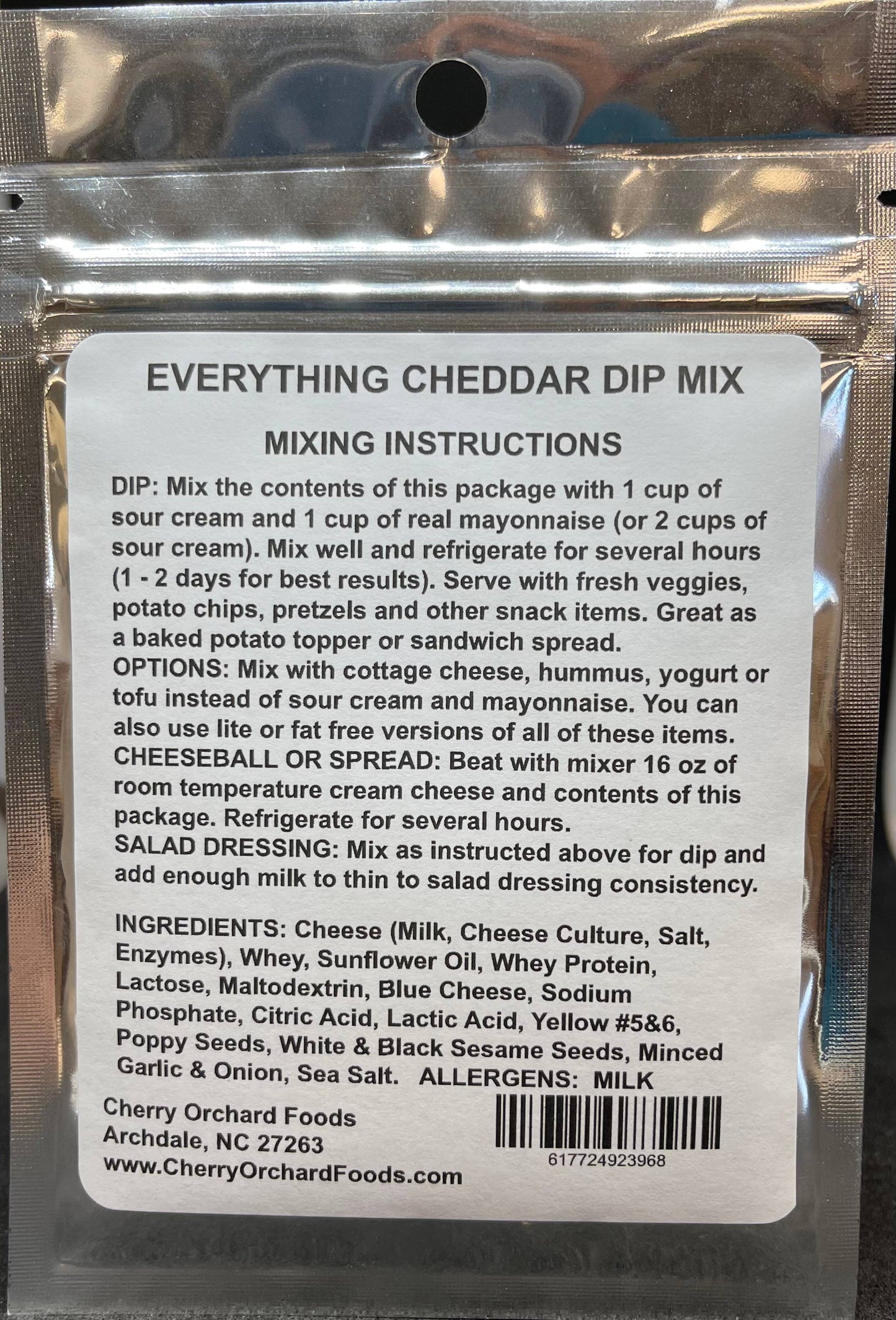 Peach Chipotle Dip Mix