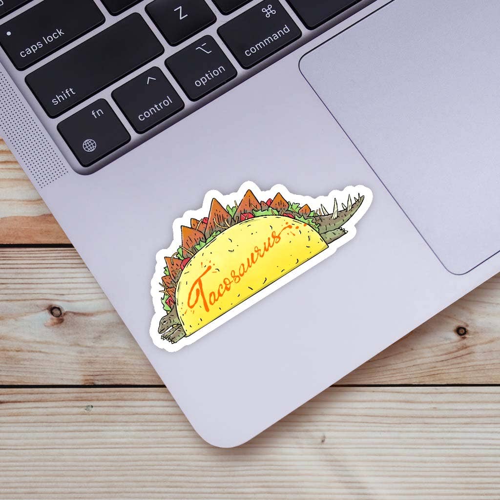 Taco-saurus Stegosaurus Dinosaur Sticker