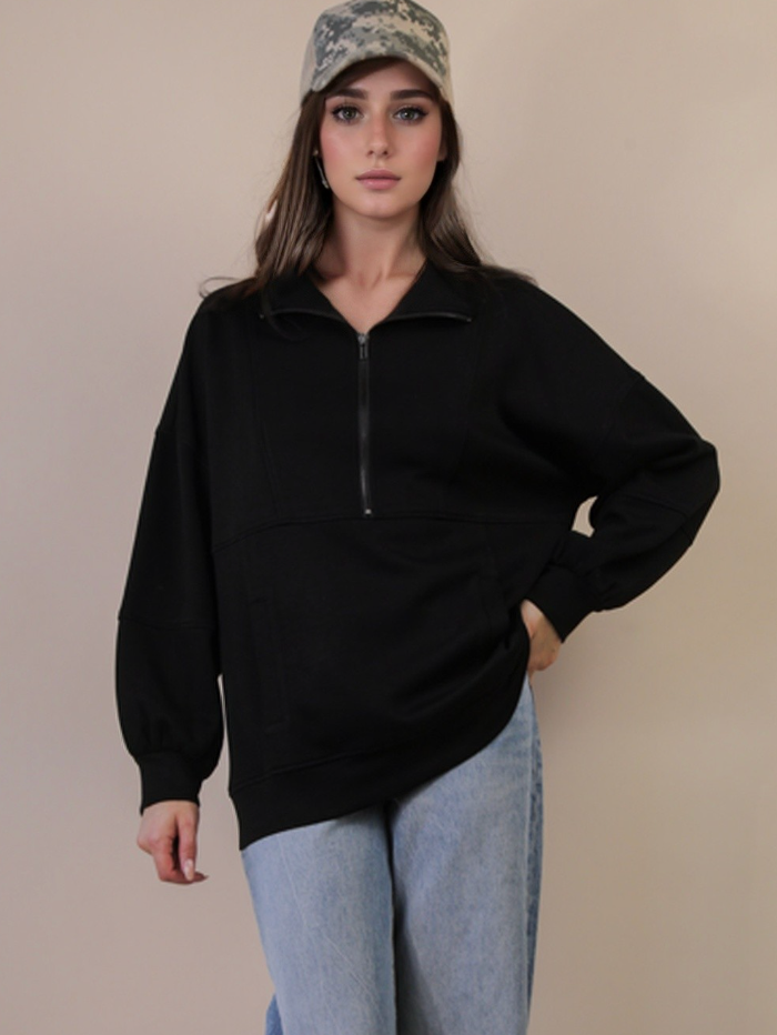 Morgan Half Zip Knit