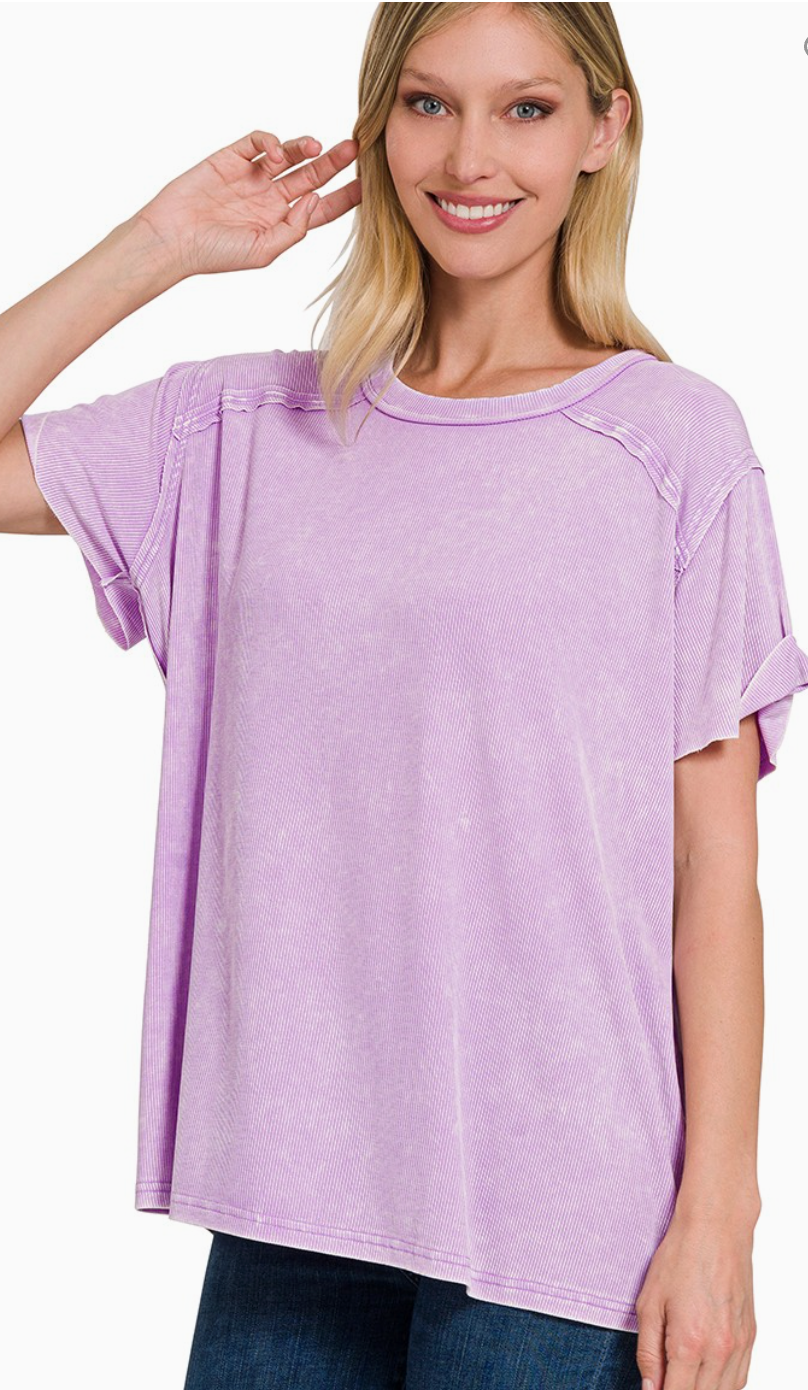 Meadow Mood Ribbed Top
