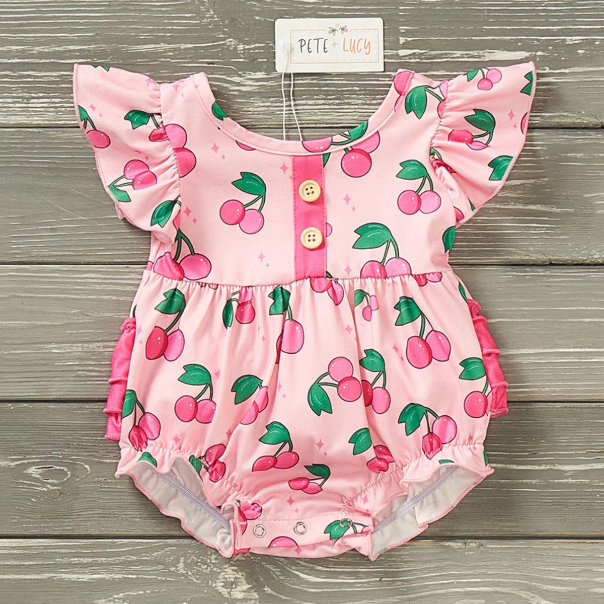 Cherry Sweet Romper Pete + Lucy