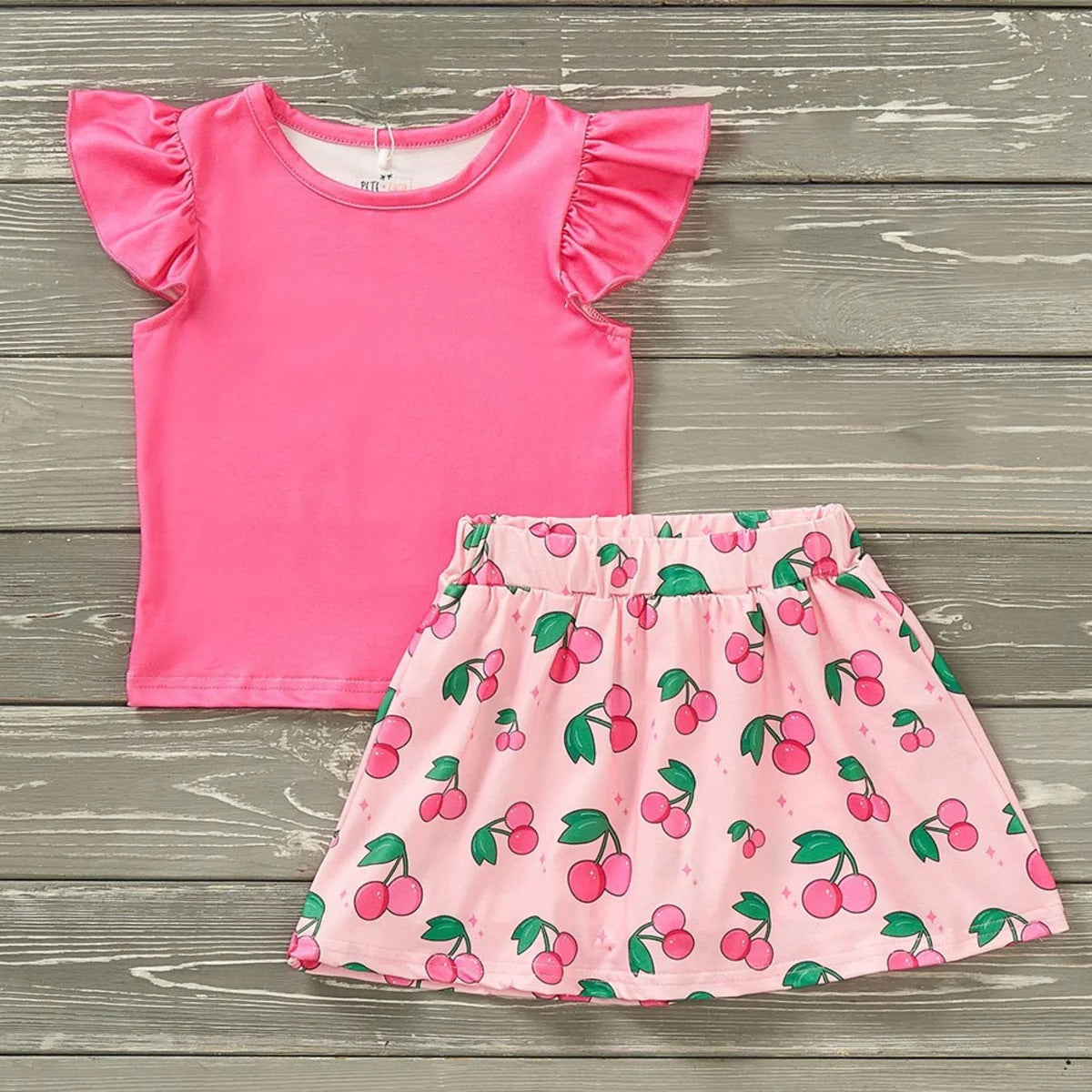 Cherry Sweet 2 Piece Skirt Pete + Lucy