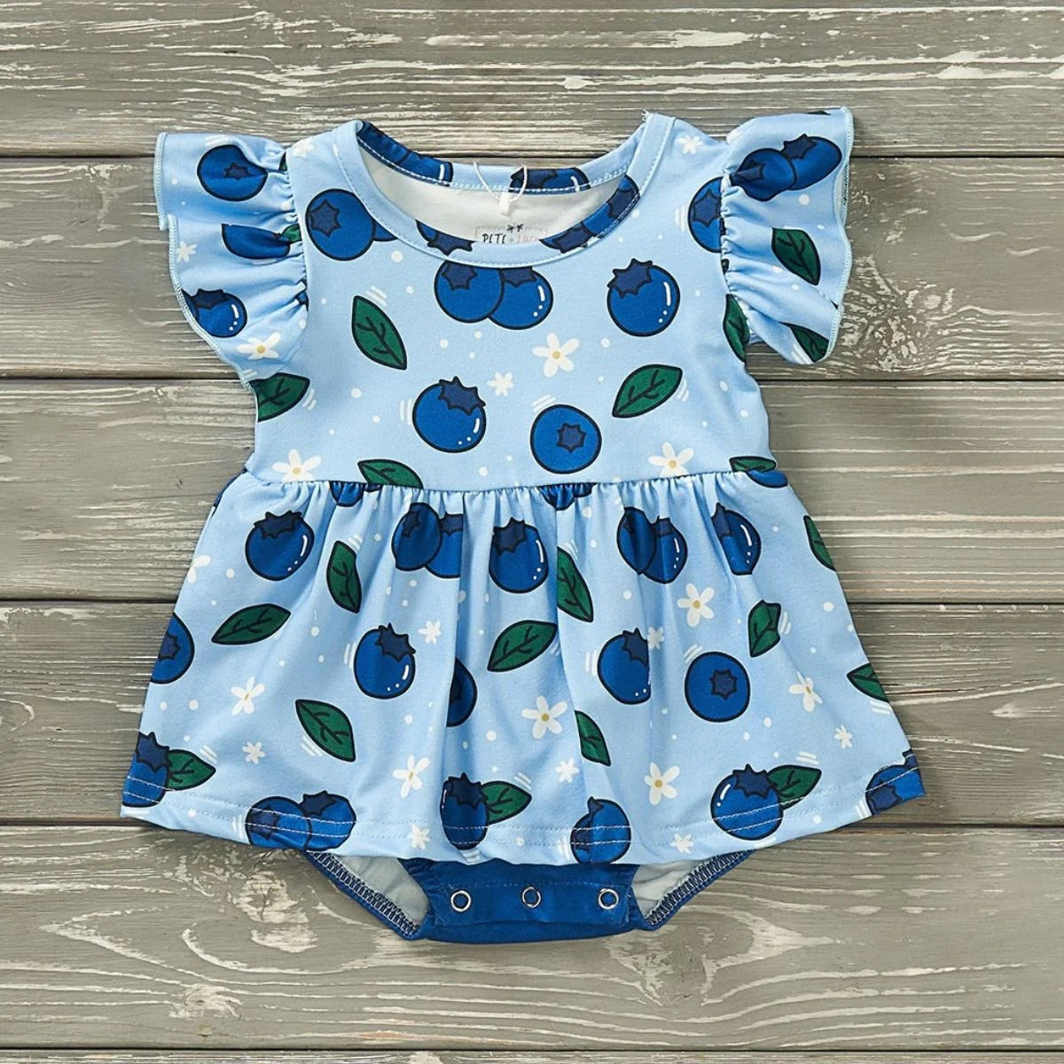 Blueberry Bushel Romper Pete + Lucy