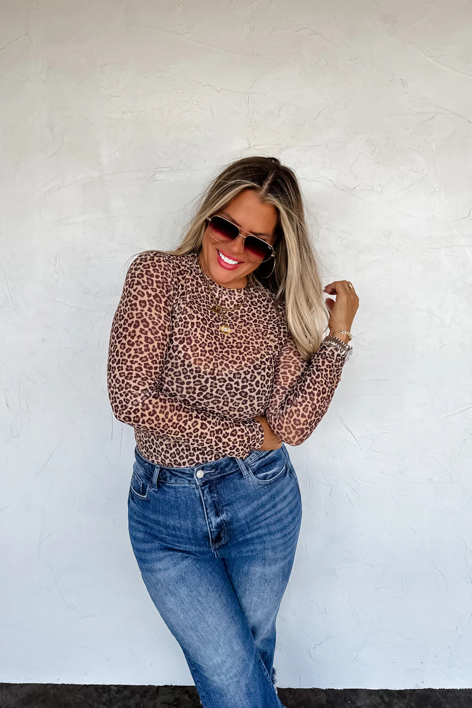 PREORDER- CAMO & CHEETAH DRESS IT UP MESH TOP