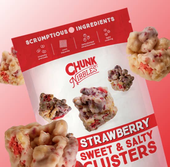 Strawberry Chunk Nibbles 4.25oz Pouch