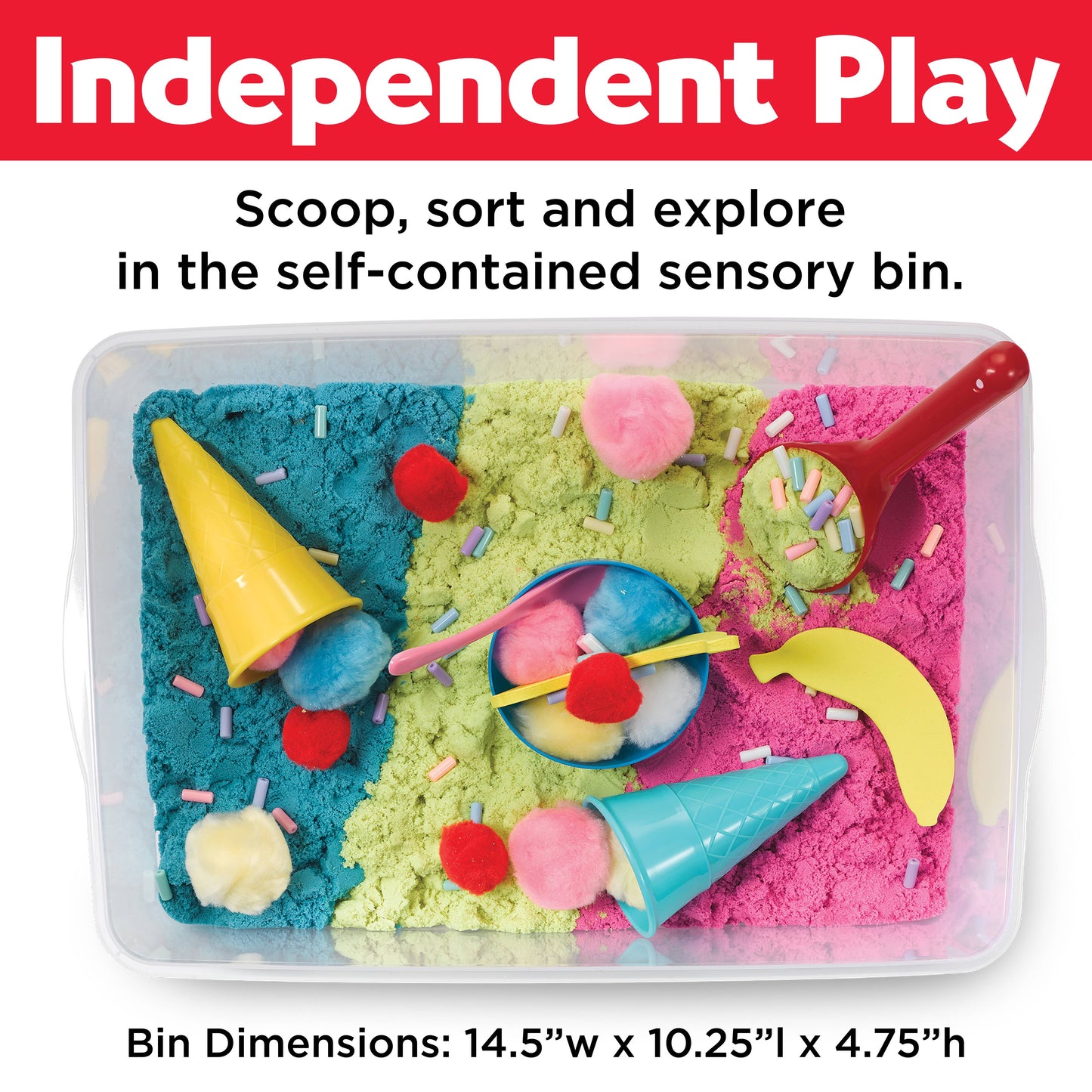 Sensory Bin Ice Cream Shop Activity Bin