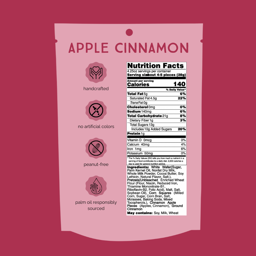 Apple Cinnamon Chunk Nibbles 4.25oz Pouch