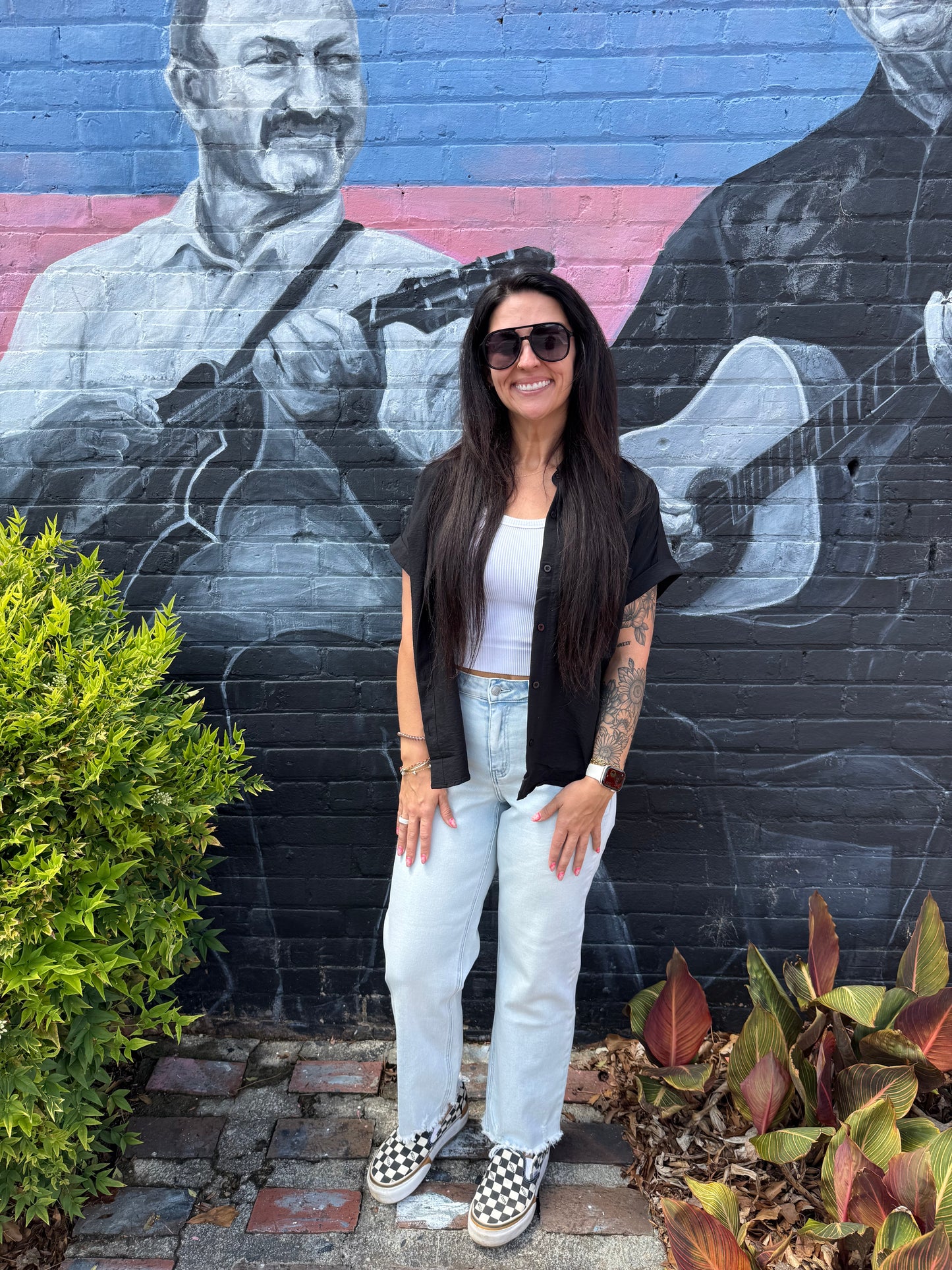 Carolina Breeze Button Up Top