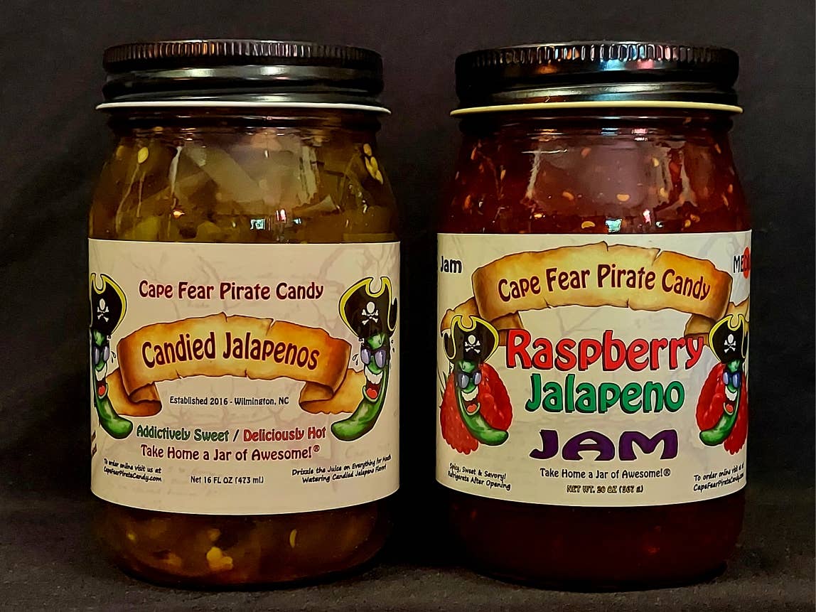 Candied Jalapenos / Raspberry Jalapeno Jam