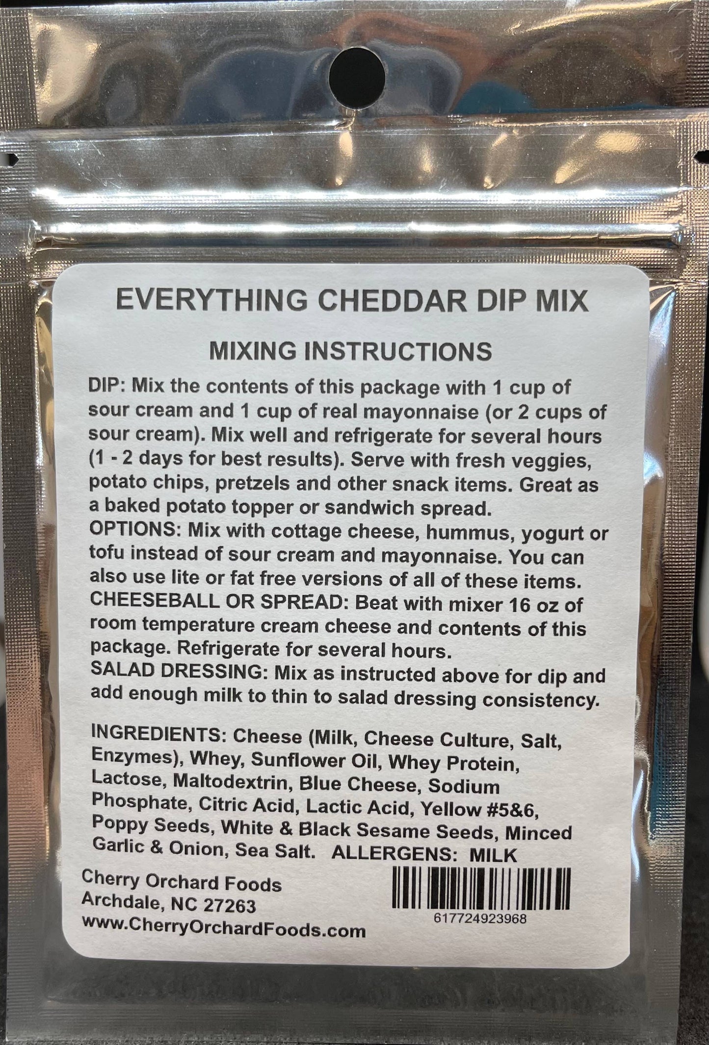 Chili Lime Ranch Dip Mix