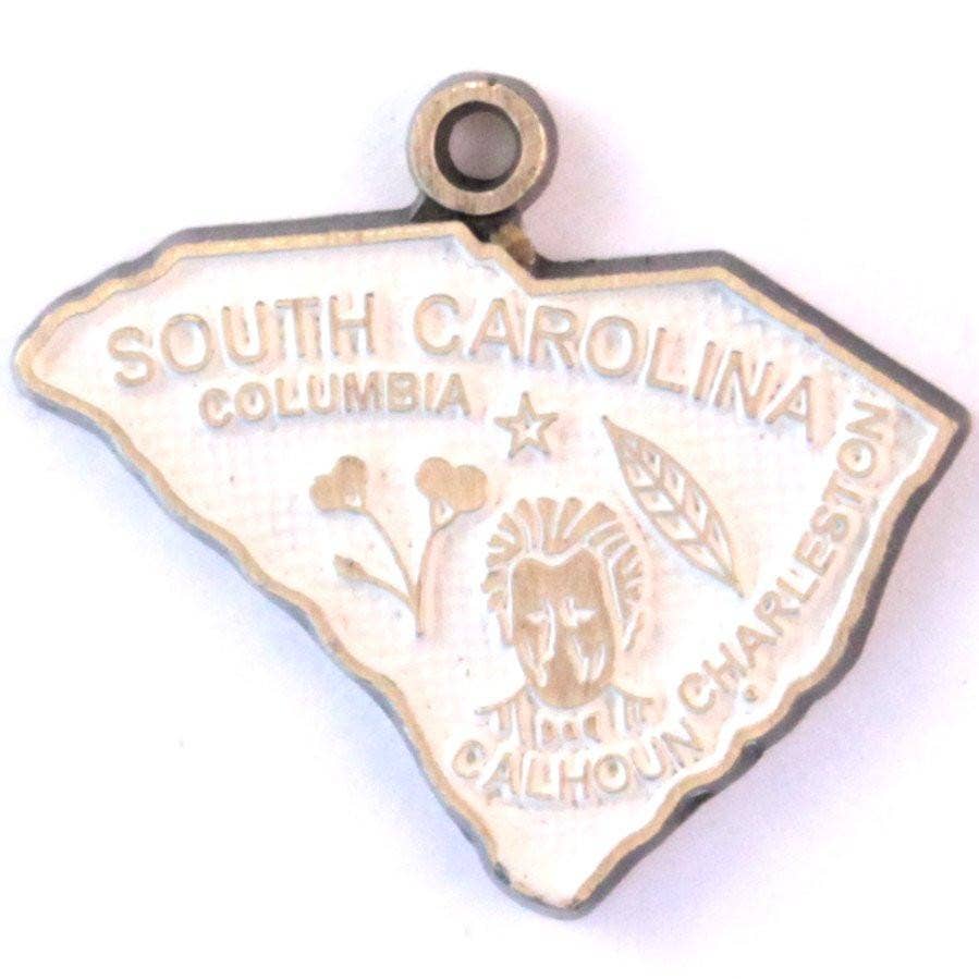 South Carolina State Love Charm Necklace
