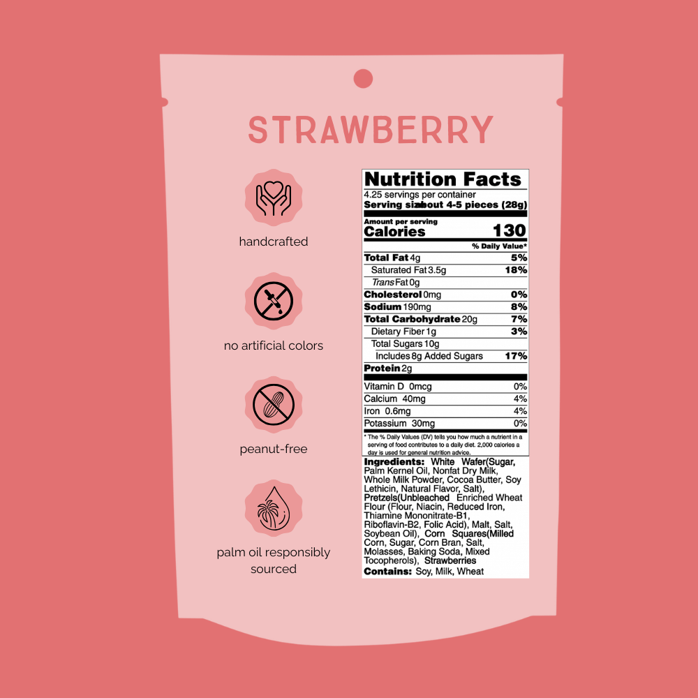 Strawberry Chunk Nibbles 4.25oz Pouch