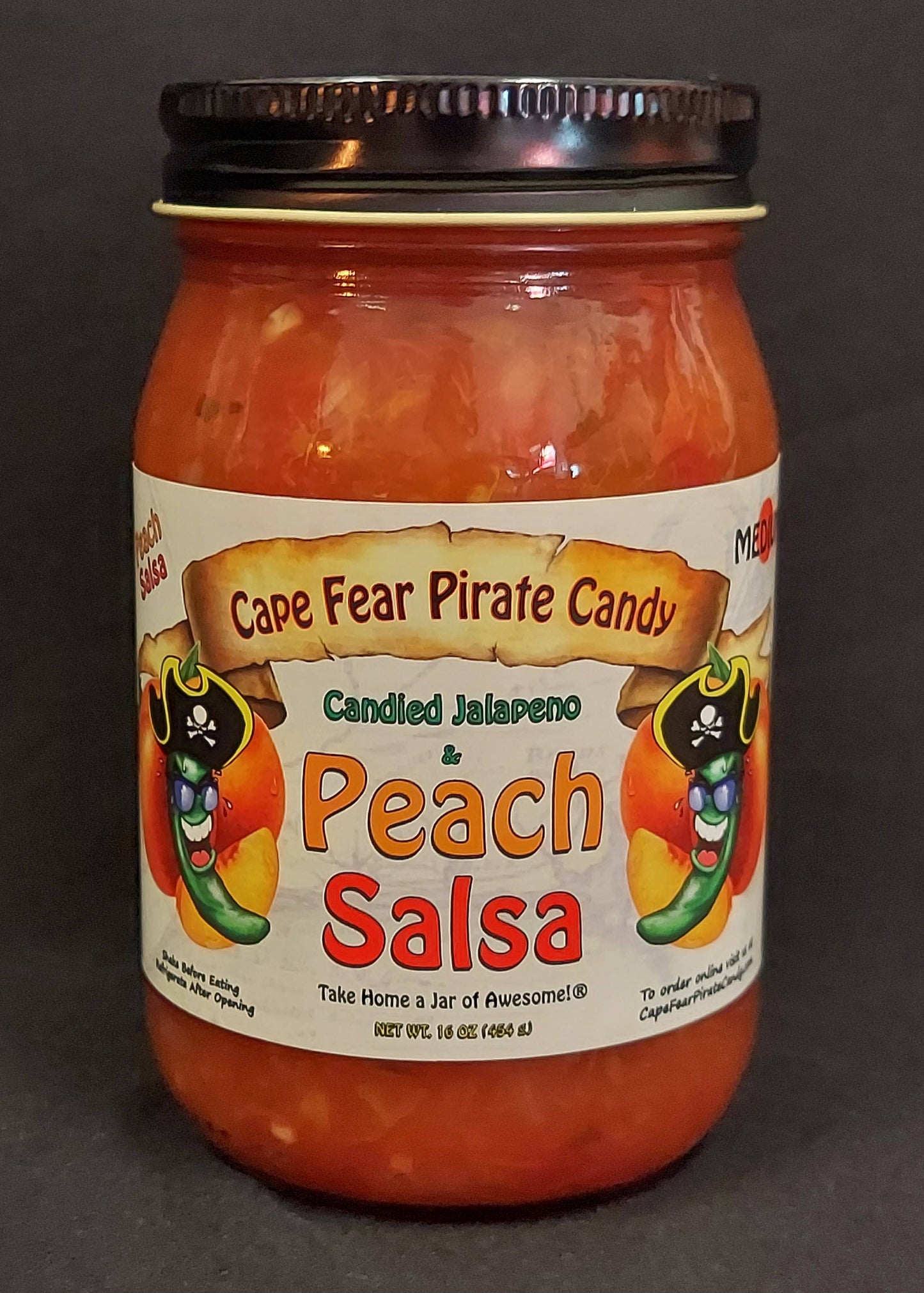 Candied Jalapeno & Peach Salsa