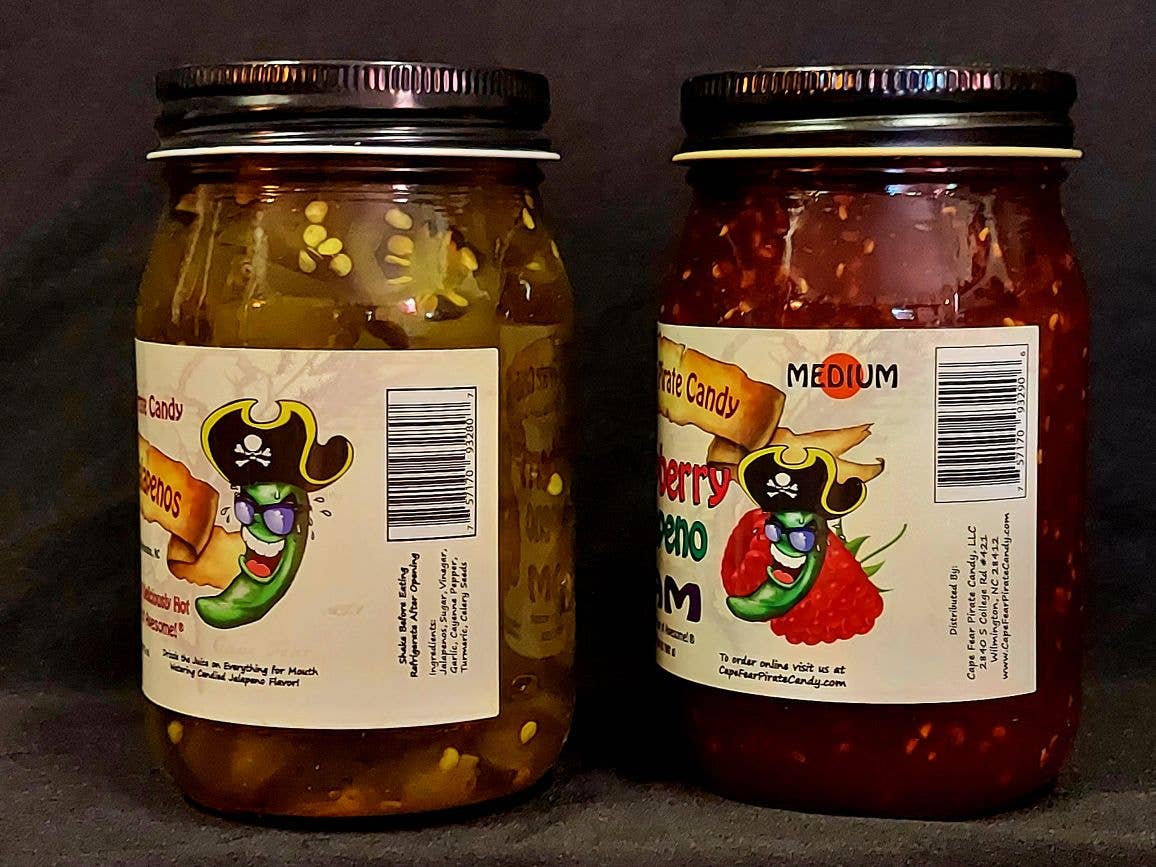 Candied Jalapenos / Raspberry Jalapeno Jam
