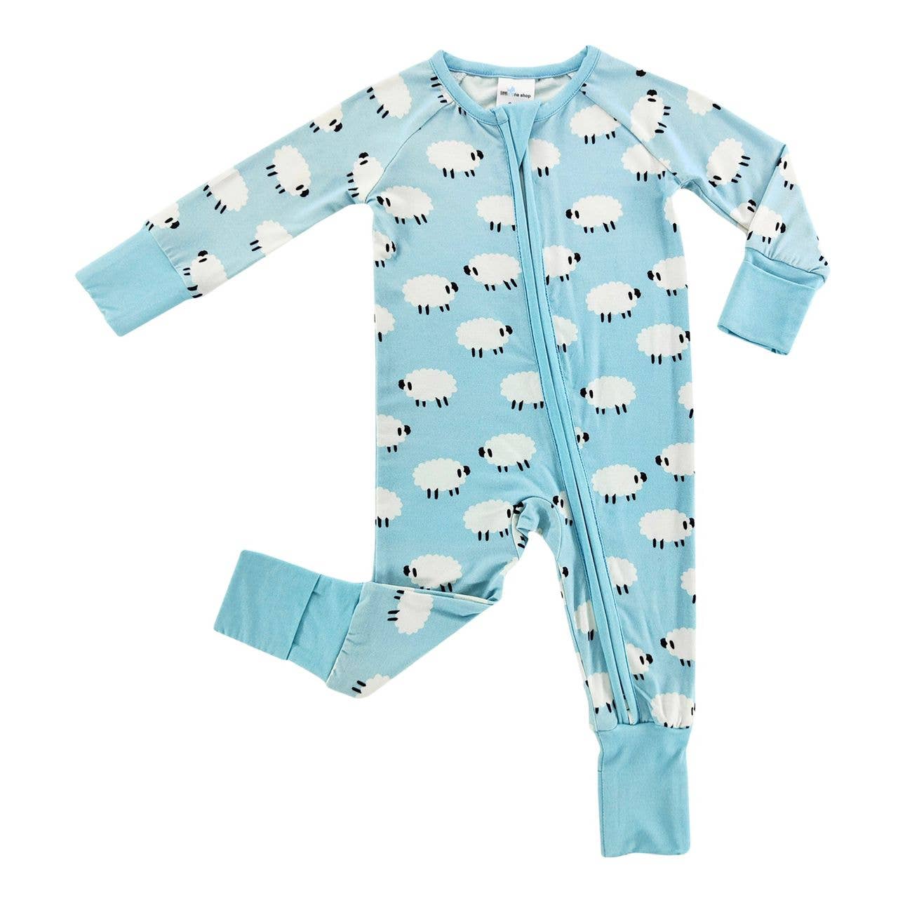 Blue Little Lamb Bamboo Sleeper