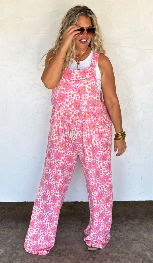 Cassidy Floral BOHO Overalls