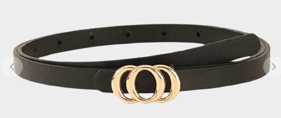 Triple Ring Fashion Belt