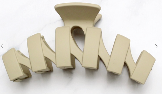 Zig Zag Hair Claw Clips 4.5 inch