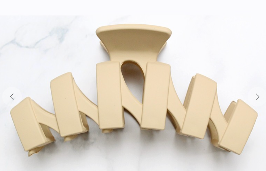 Zig Zag Hair Claw Clips 4.5 inch