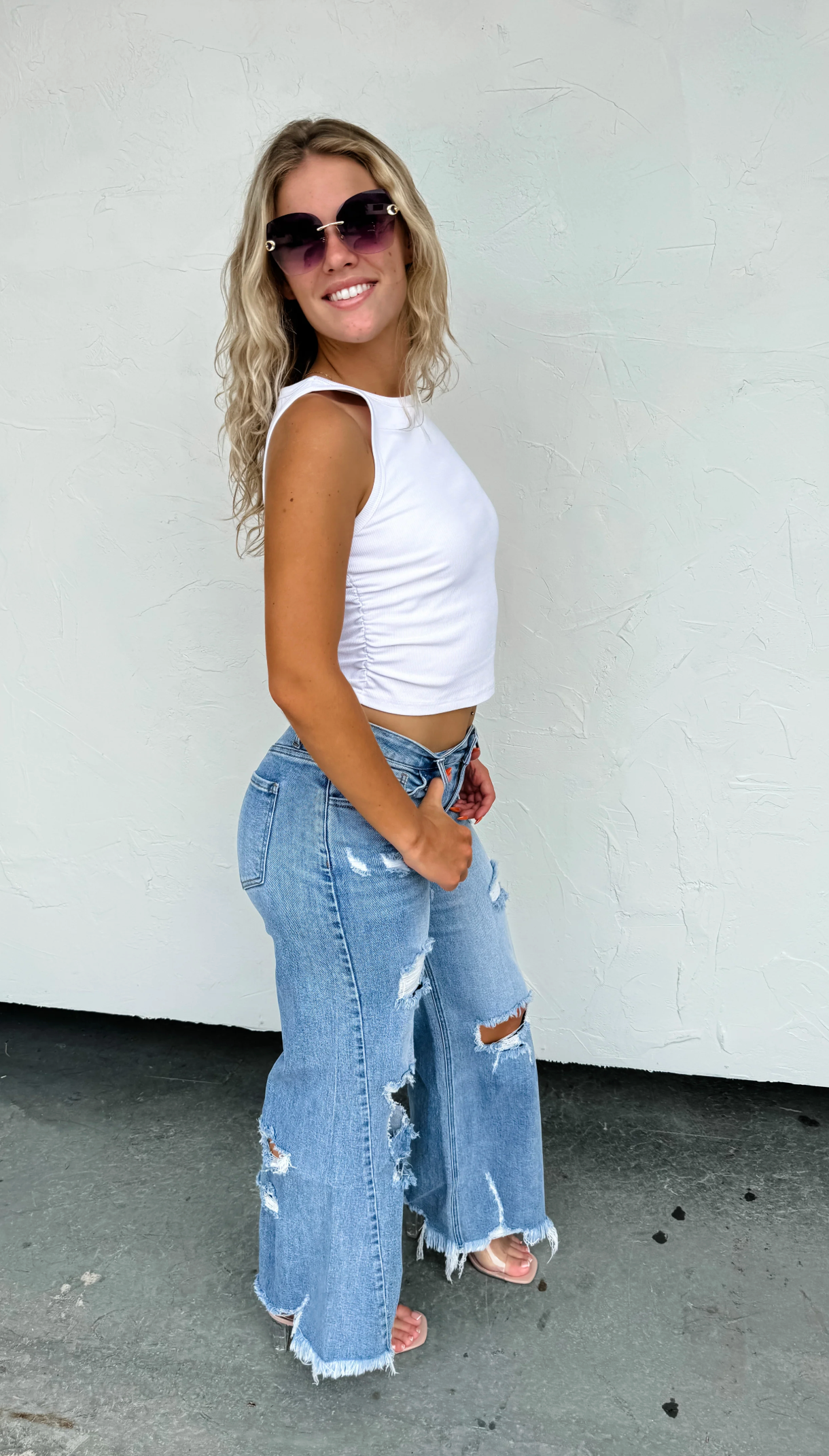 Drew Distressed Jeans