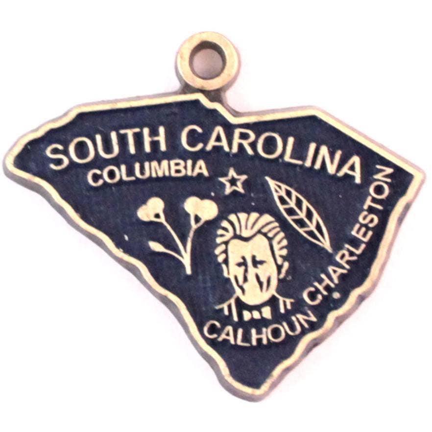 South Carolina State Love Charm Necklace
