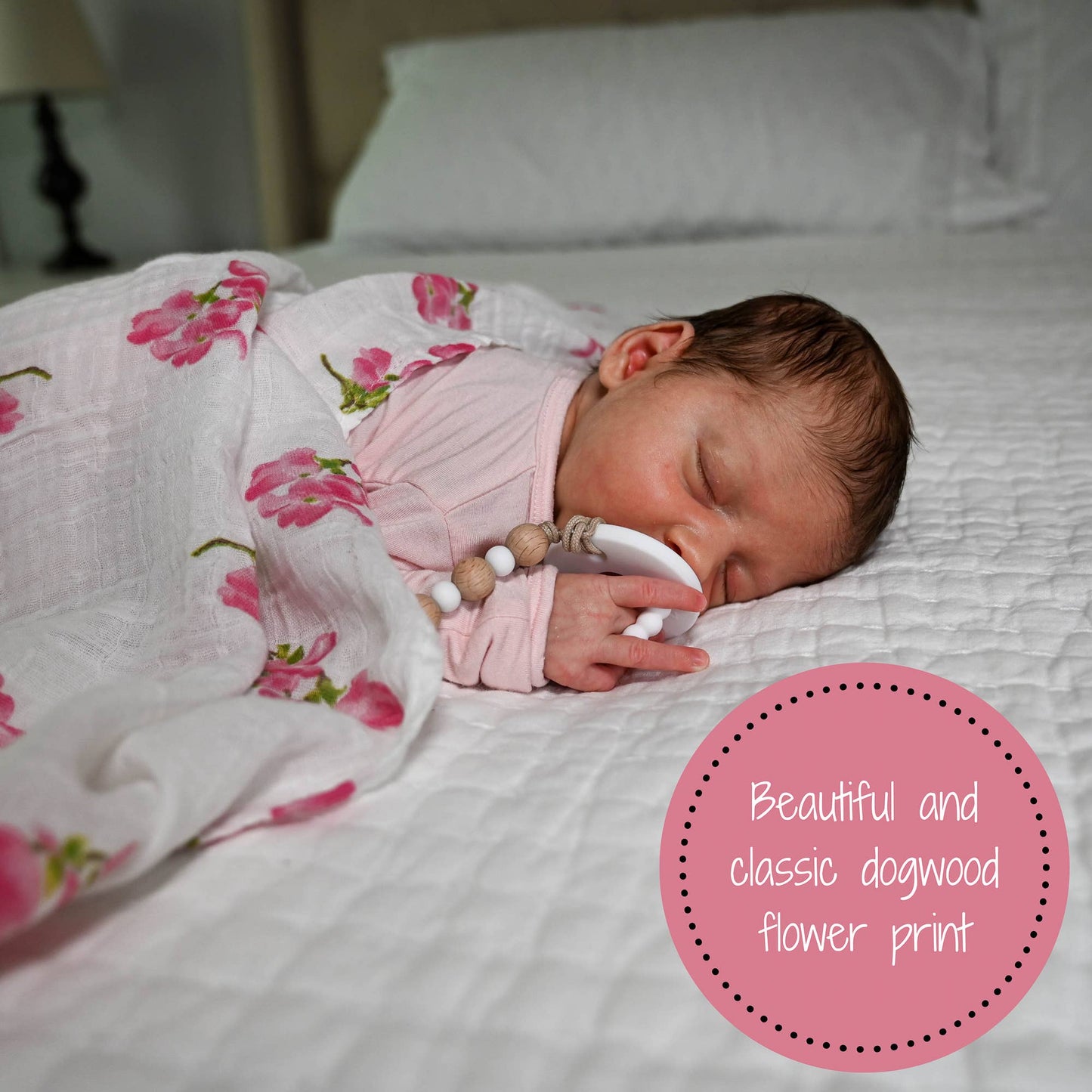Dogwoods In Bloom Baby Swaddle Blanket