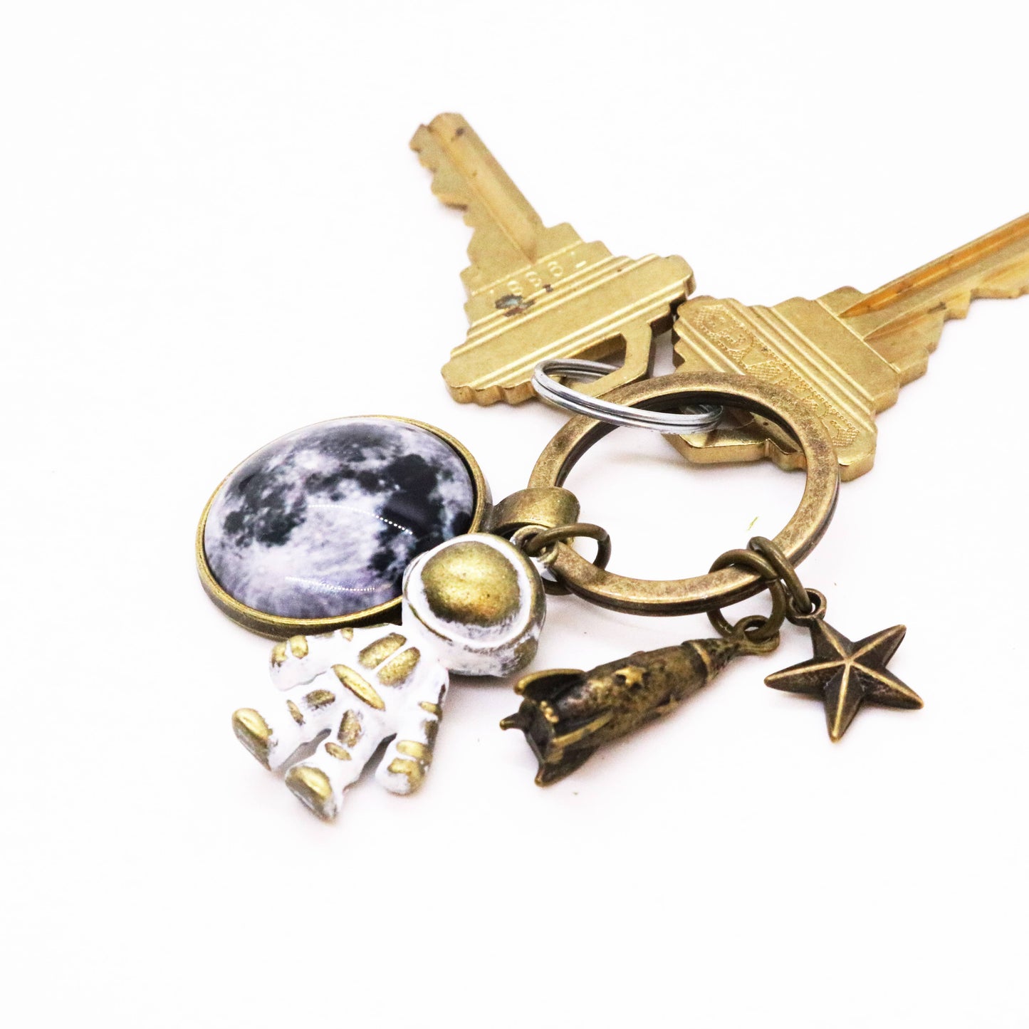 To The Moon And Back - Keychain