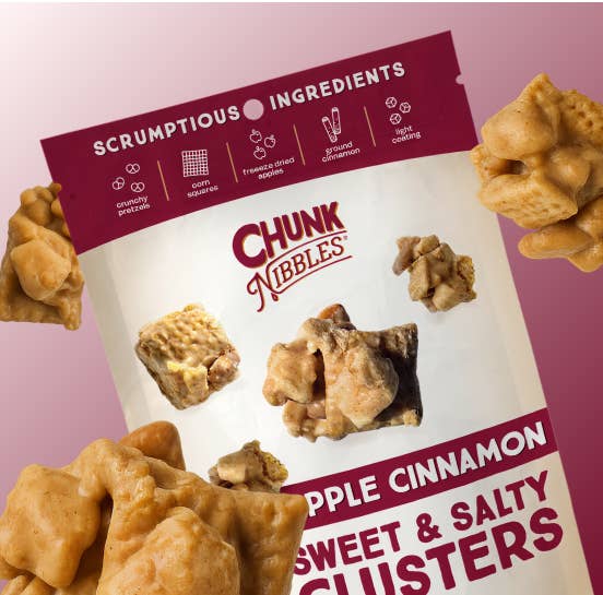 Apple Cinnamon Chunk Nibbles 4.25oz Pouch