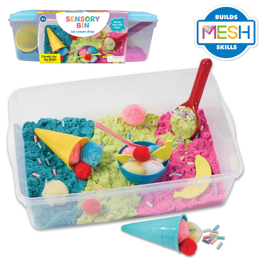 Sensory Bin Ice Cream Shop Activity Bin