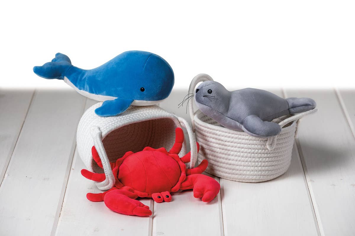 Smootheez Blue Whale Stuffed Plush Toy