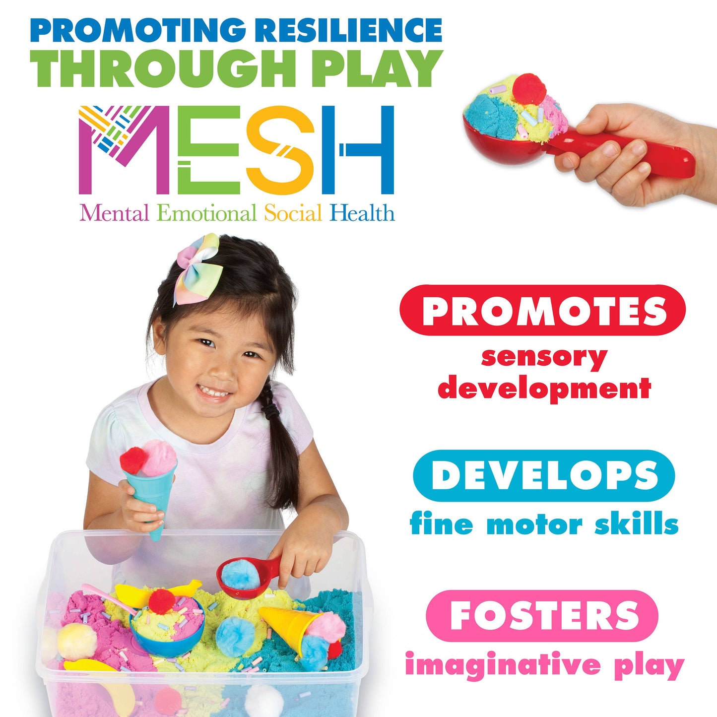 Sensory Bin Ice Cream Shop Activity Bin