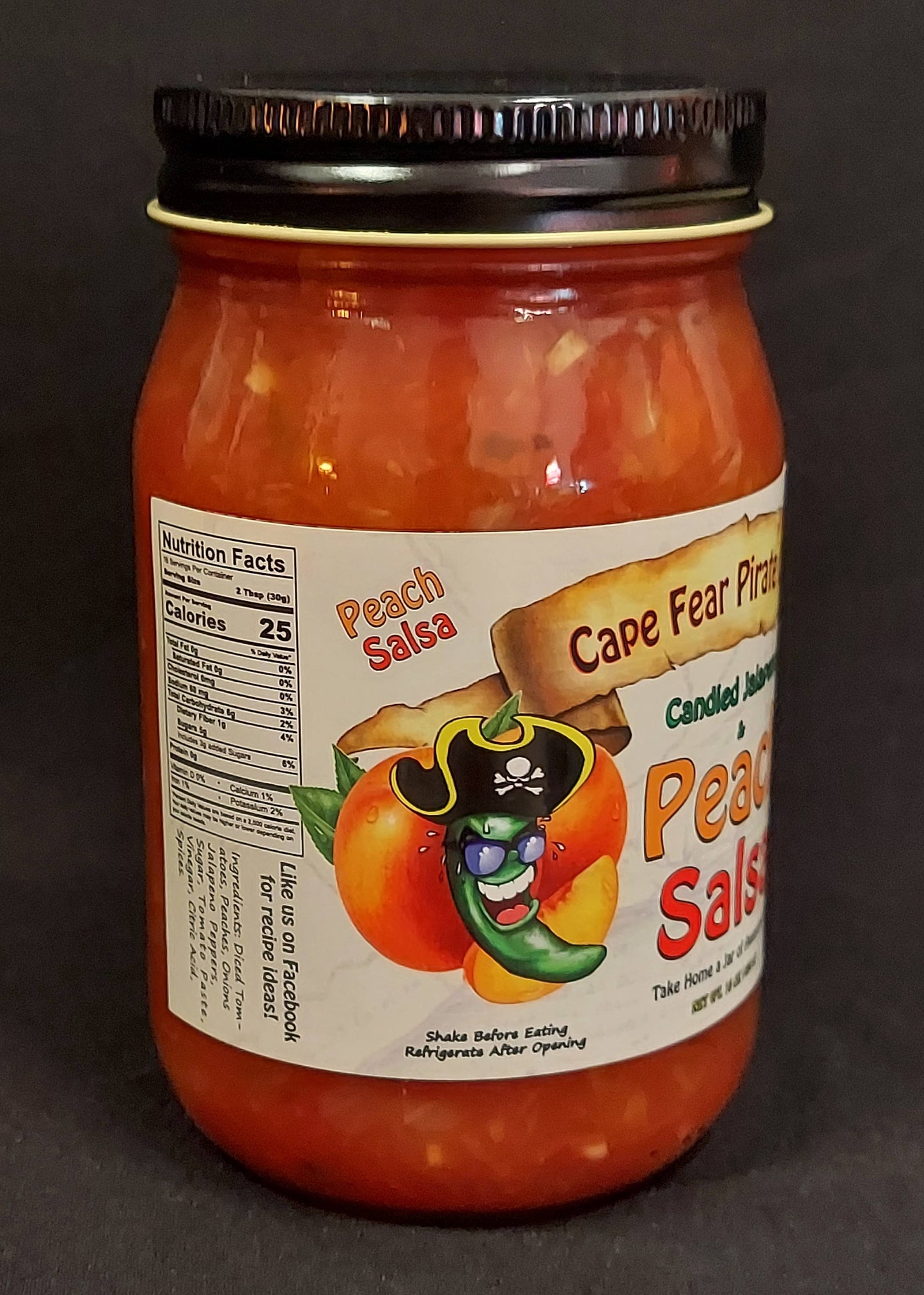 Candied Jalapeno & Peach Salsa