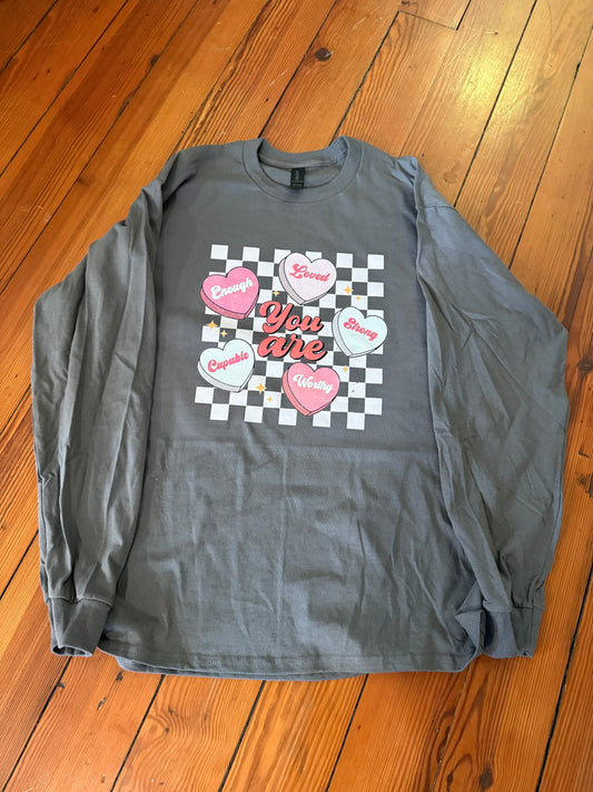 You Are Enough Long Sleeve T Shirt