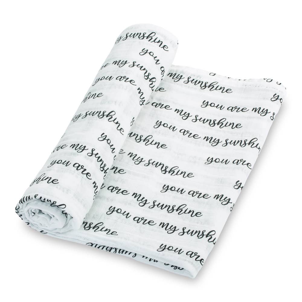 You Are My Sunshine Baby Swaddle Blanket