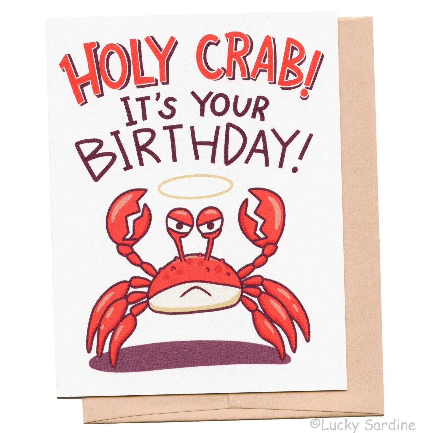Holy Crab Birthday Greeting Card