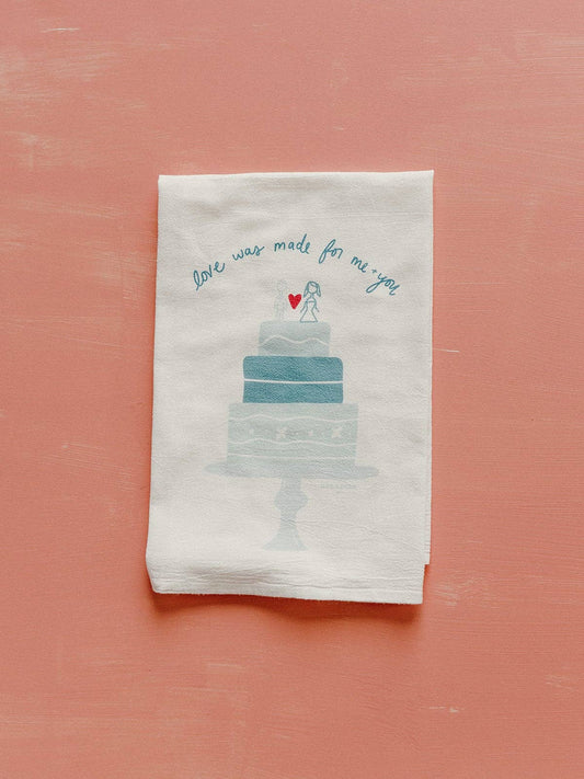 Love Was Made | Wedding - Flour Sack Towel