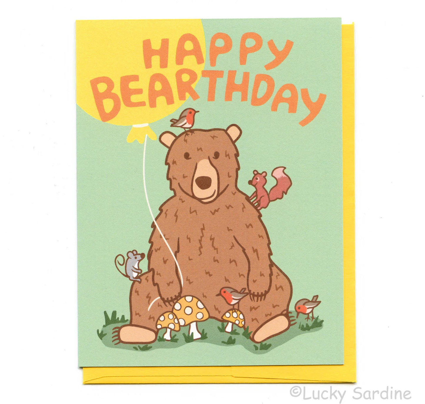 Happy Bearthday, Bear and Friends Birthday Card