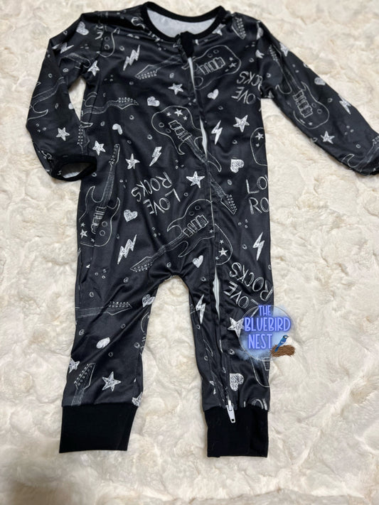 Love Rocks Zippie Romper